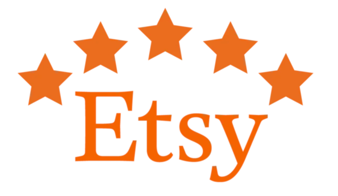 Etsy logo. Oakwood Props are a five star seller. 